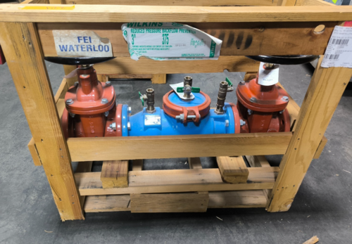 3" Wilkins #375-3-375, Reduced Pressure Backflow Preventer, 2 Manual Valve Zurn, unused, AS IS - Image 1