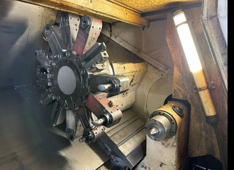 Mazak #QTN-400-II, 2-Axis CNC Lathe, 12.13" X, 42.13" Z, 33.2" swing, 40" between centers, 15" chuck, 50 HP - Image 3