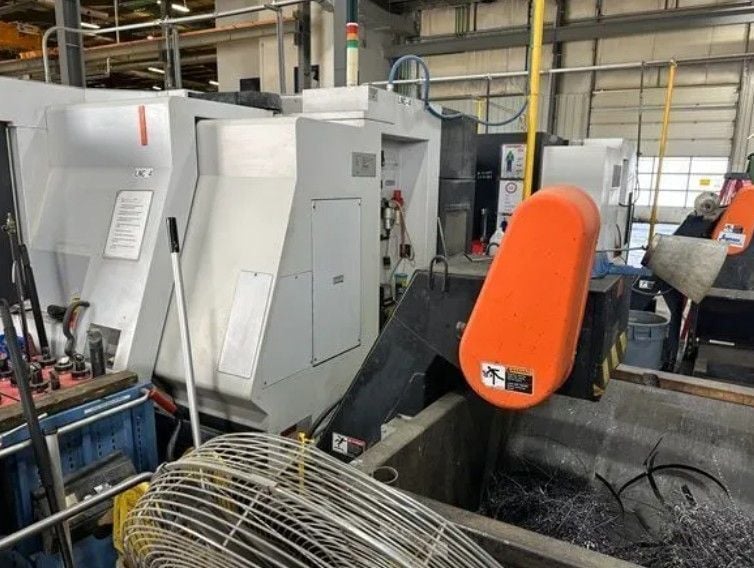 Mazak #QTN-400-II, 2-Axis CNC Lathe, 12.13" X, 42.13" Z, 33.2" swing, 40" between centers, 15" chuck, 50 HP - Image 4