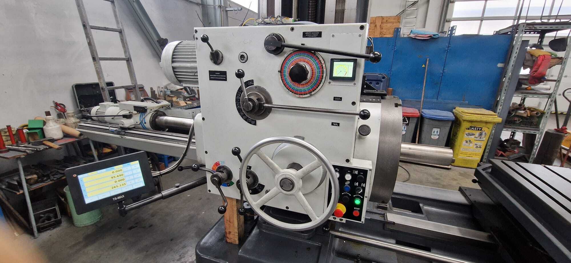 4" Tos Varnsdorf #W100A, Table Type Horizontal Boring Mill, 63" X, 44" Y, 49" Z, 49.2" x 49.2" table, 15 HP - Image 2