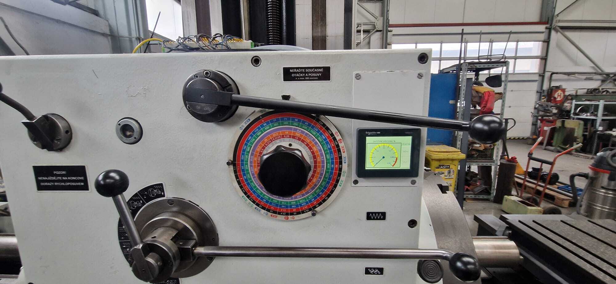 4" Tos Varnsdorf #W100A, Table Type Horizontal Boring Mill, 63" X, 44" Y, 49" Z, 49.2" x 49.2" table, 15 HP - Image 5