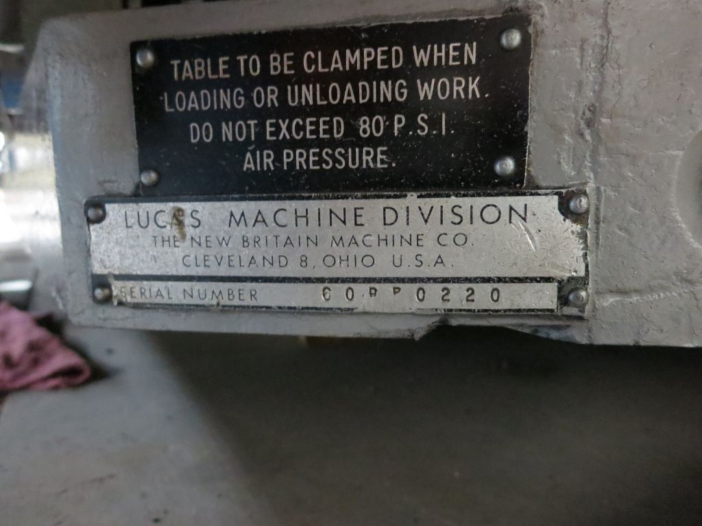 72" x 96" Lucas, Manual Air Lift Rotary Table, 16" center height, 7" center bore, 60" base plate diameter - Image 3