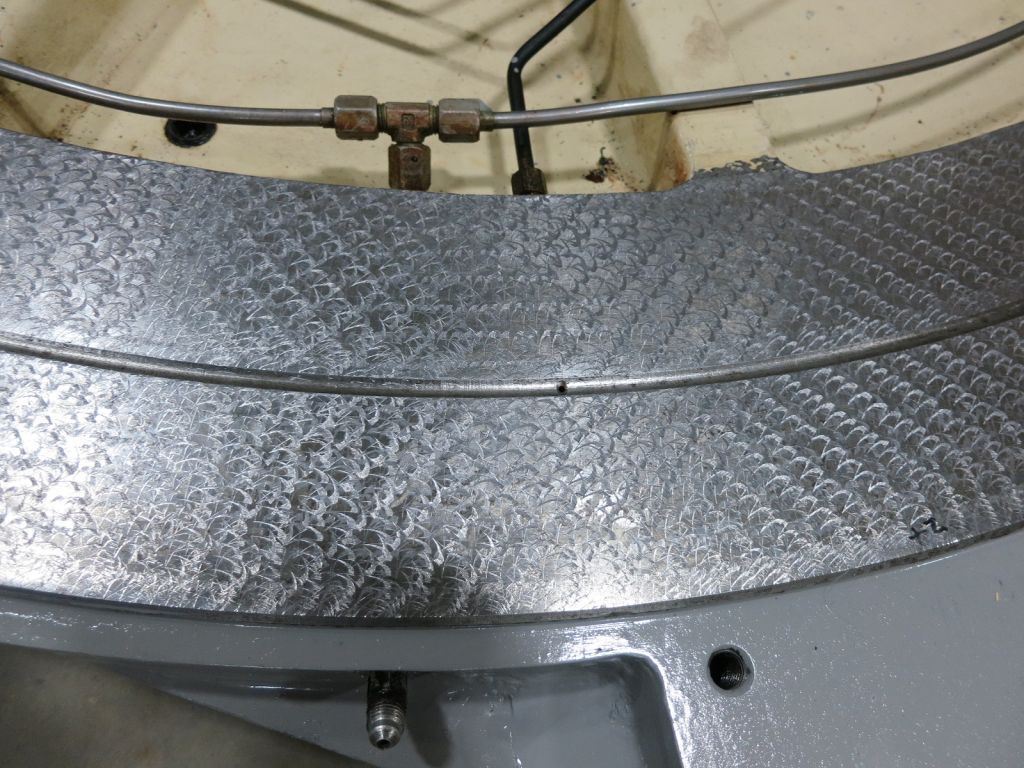 72" x 96" Lucas, Manual Air Lift Rotary Table, 16" center height, 7" center bore, 60" base plate diameter - Image 4