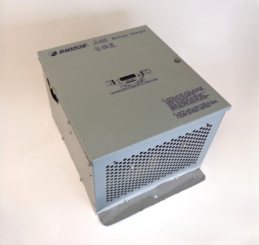 Louis Allis Marche #A46-20-24V-A1-12L-18680, battery charger, 20 Amp., 24 VDC, 60 HZ, 120 VAC - Image 1
