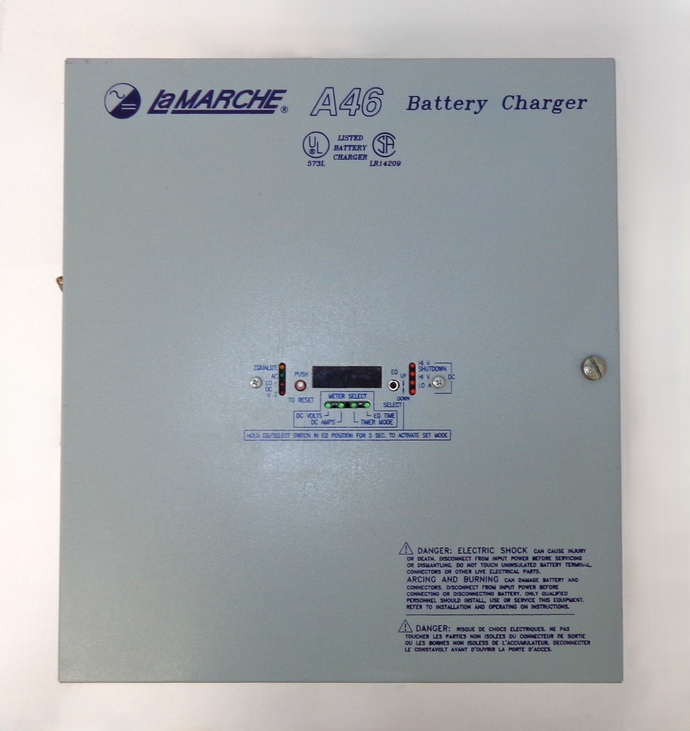 Louis Allis Marche #A46-20-24V-A1-12L-18680, battery charger, 20 Amp., 24 VDC, 60 HZ, 120 VAC - Image 2