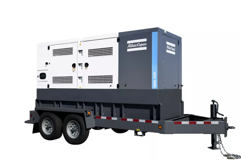 220 KW Atlas Copco #QAS-250-JD-T4F, Generator, 3 Phase, 200 kW/250 kVA Prime, 275 kVA, 480/277 V - Image 1