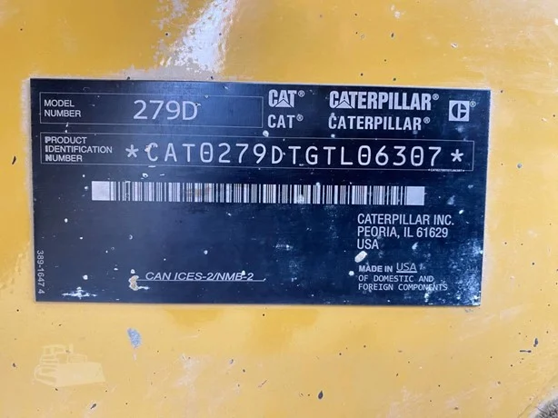 Caterpillar 279D, Compact Track Loader, Radial Lift design, 2838 hours, 2019 - Image 6