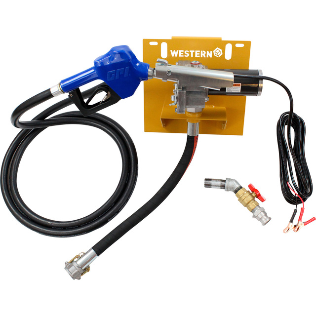 15 GPM Western Global #M150SAUK, Basic Pump Kit, Drop-In Transfer Pump, for Fuel, 12' Dispensing Hose, 12 VDC - Image 1