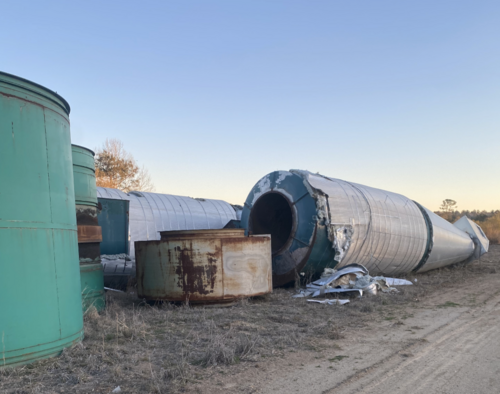 14' x 84' MEC, Single Pass Drum Dryer, dual cyclones - Image 4