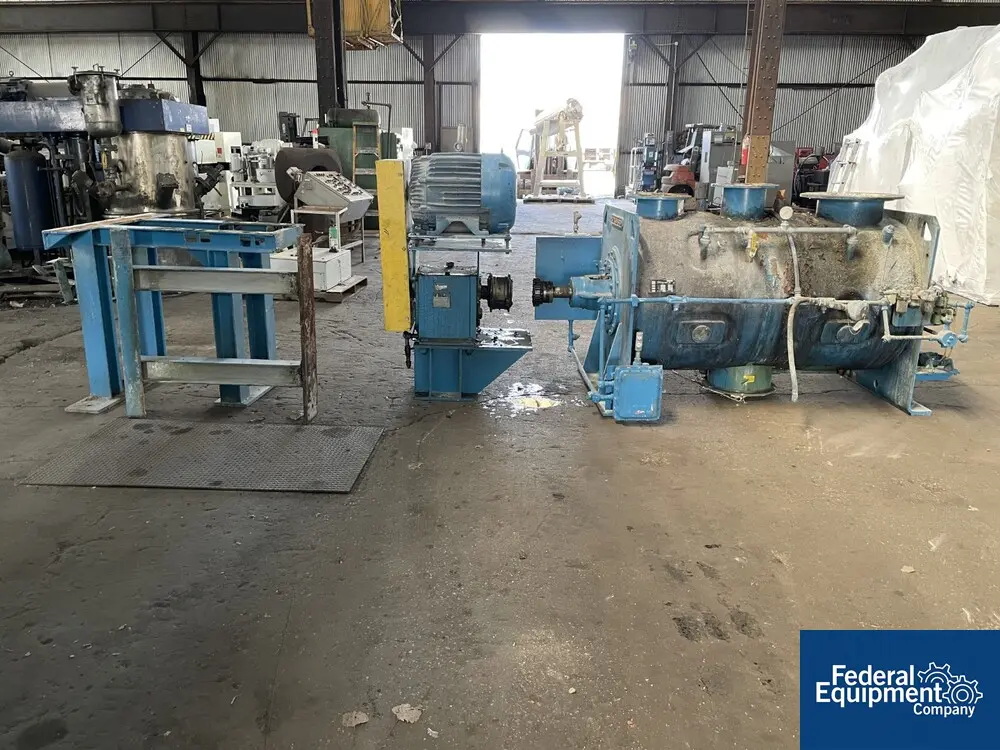 42 cu.ft. Littleford #FKM-1200-E, Mixer, Carbon Steel, 40/30 HP, on stand, 1990 - Image 4