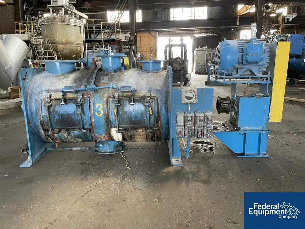 42 cu.ft. Littleford #FKM-1200-E, Mixer, Carbon Steel, 40/30 HP, on stand, 1990 - Image 5