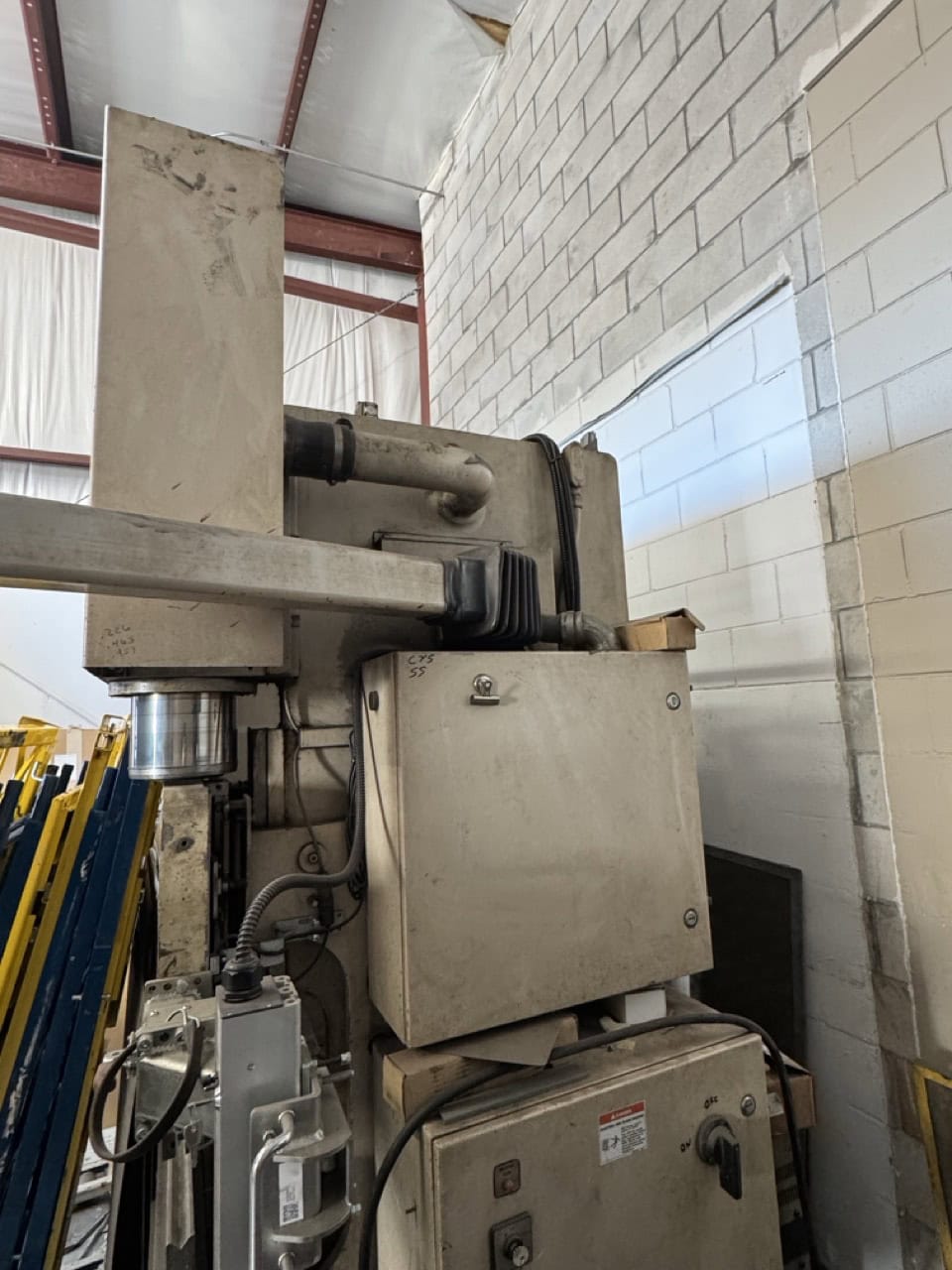 100 Ton, Wysong #PH-100-120, CNC Hydraulic Press Brake, 10' overall, 102" between housing, 8" stroke, 10 HP - Image 5