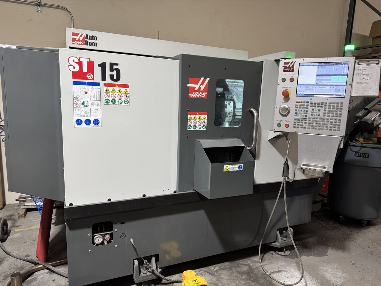 Haas #ST-15, CNC Lathe, 16.5" swing, 12" diameter x 16" L max, 4k RPM, 20 HP, rigid tap, Parts Catcher, 2020 - Image 2