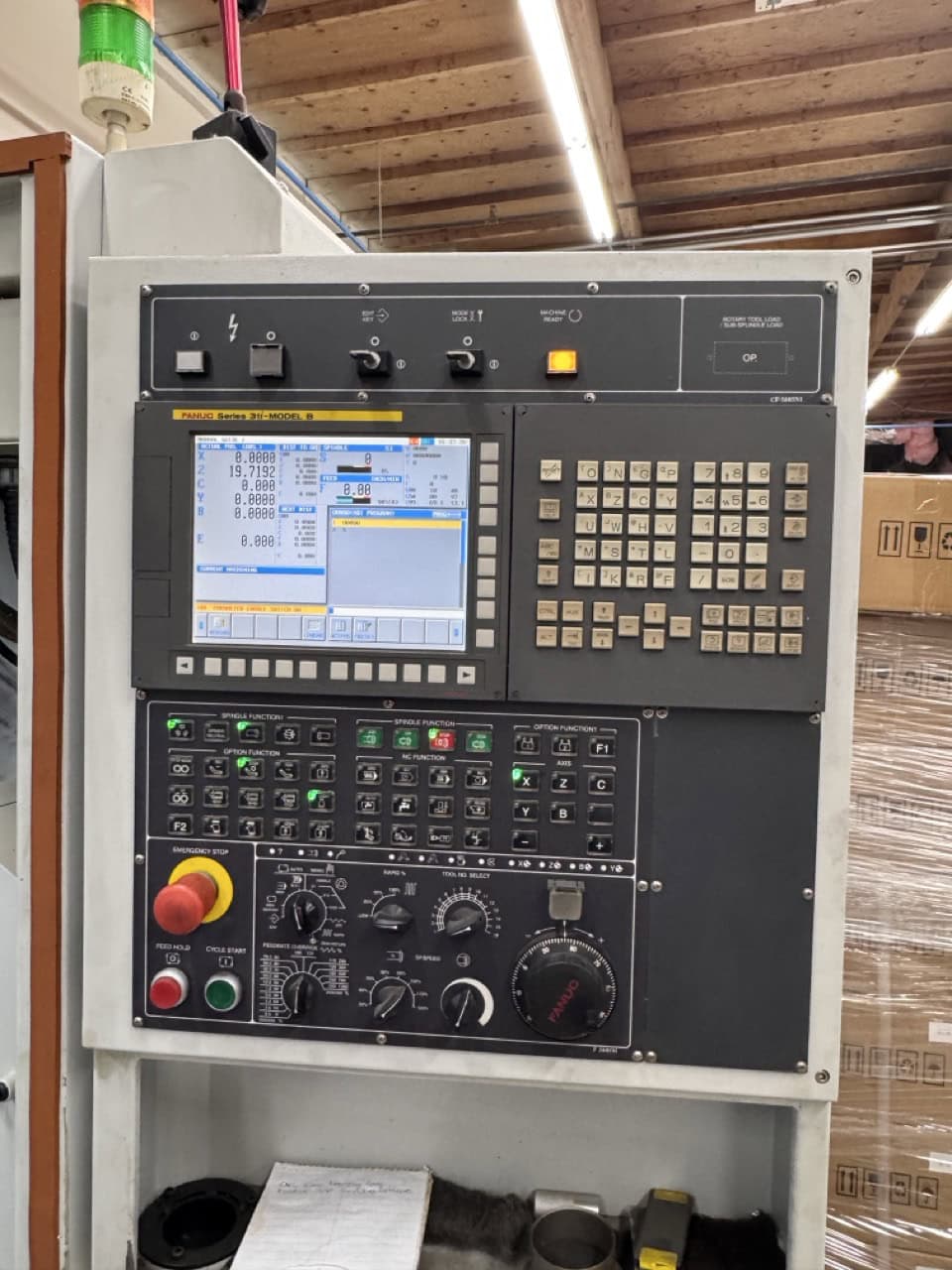 Yama Seiki #GLS-2000LYS, Multi-axis CNC Lathe, 22" swing, 4500 RPM, 12 tool, Fanuc 31i, 16.9" diameter x - Image 6
