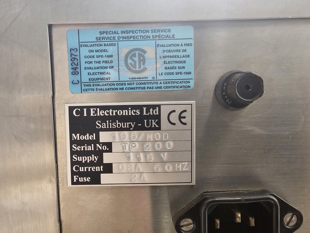 CI Electronics #SADE-P2, Pill Sorter/Capsule Checkweigher, 5 mg to 2000 mg weigh range, +/-2 mg - Image 3
