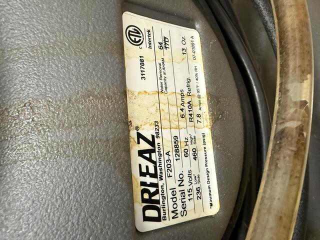 Dri-Eaz #DrizAir-1200, Portable Professional Dehumidifier, 15 gallons/day, Hot-gas bypass, rotomolded housing - Image 4