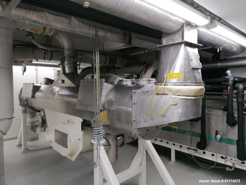 Escher Wyss #WS-2350, Double Drum Dryer, 1 ton, 26 RPM, 120 psi steam, 4.5' diameter x 8.5' straight side, 5 - Image 4