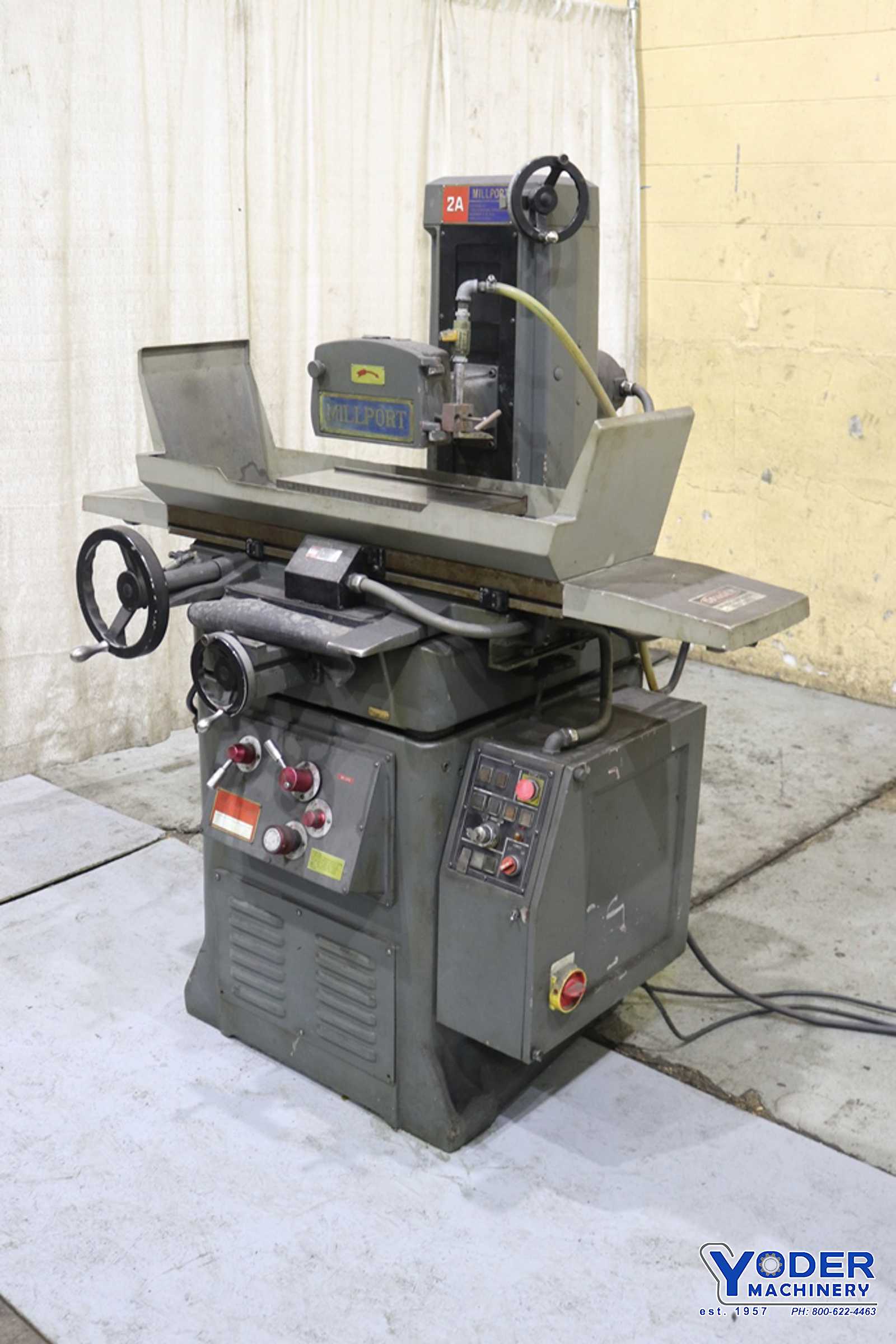 6" x 18" Millport #FSG2A618, horizontal surface grinder, fine line permanent magnetic chuck, lubrication - Image 7