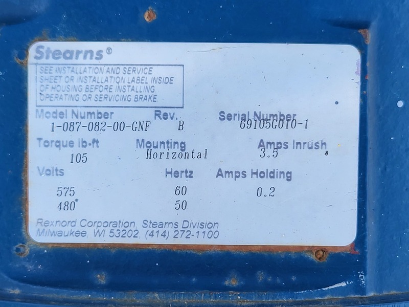20 HP, 1750 RPM, Flender #D148-KTC-256, Gear Box w/ Electric Motor, 62.12 :1 Ratio, 3.5 amps, 575 Volts - Image 3
