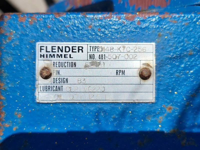 20 HP, 1750 RPM, Flender #D148-KTC-256, Gear Box w/ Electric Motor, 62.12 :1 Ratio, 3.5 amps, 575 Volts - Image 4