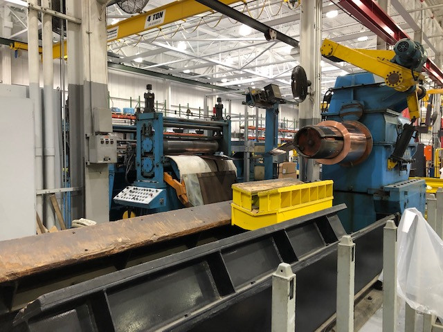 40" x .1" Georg #KS160/250-1000W, 15000 lb., Slitting Line for Transformer Stock (Copper, Alum., Silicon) - Image 1