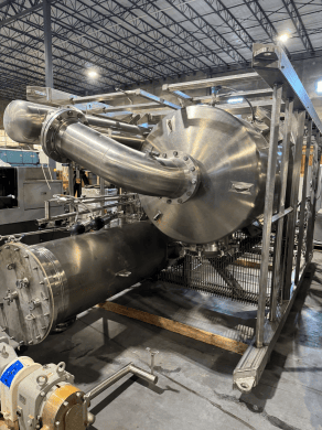 Buflovac Hebeler #12-04878, Double-effect Rising/falling Film Evaporator System, 6,500 Lb/hr, 304L 316L - Image 5