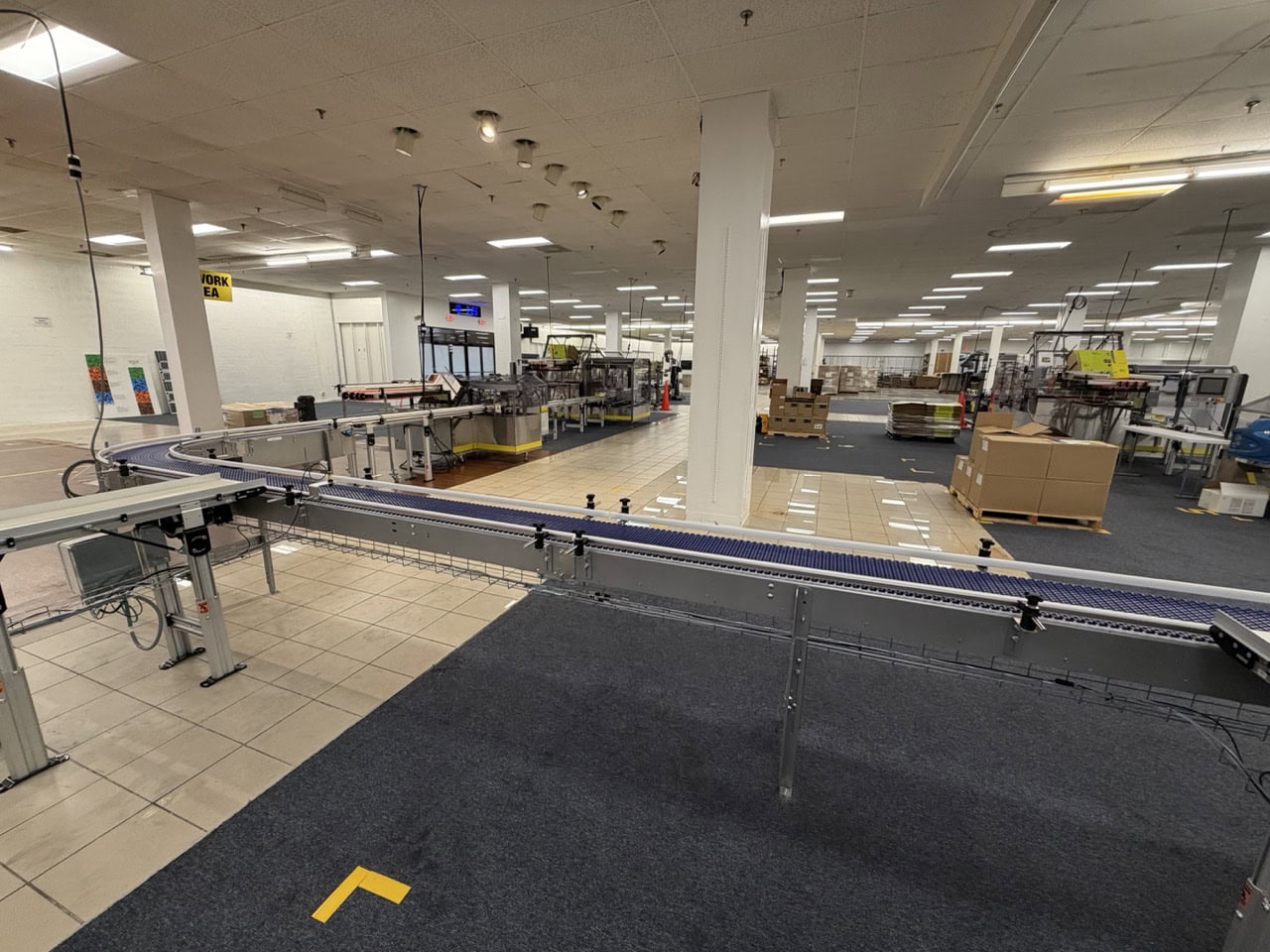 Complete Packaging Line For Trays / Flat Product, w/ Custom Conveyor System, 2023 (2 available) - Image 1