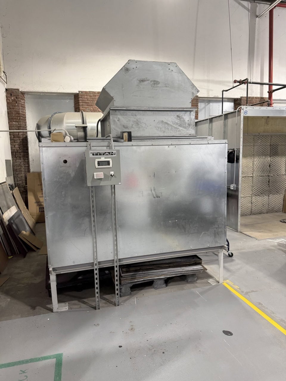 Titan #TA-122-NG-HRV-DA, Natural Gas Air Makeup Unit, 16000 CFM, 1584000 BTUH, 480 V., 2023 - Image 1