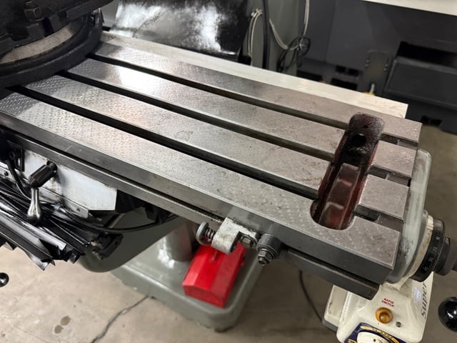 ACRA #2J, Vertical Mill, variable speed, 36" X, 12" Y, 5" Z, 12" ram, 16" knee, 18.75" throat, 3 HP, 9" x 48" - Image 4