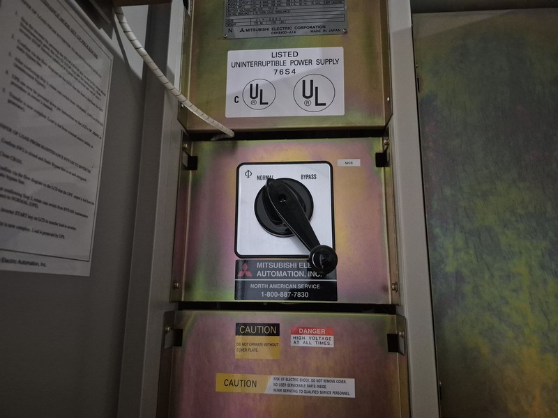 75.0 KVA Mitsubishi Electric Corp. #UP2033A-D753SU-2, Uninterruptible Power Supply, 208 Volt, 3PH, (2 - Image 8