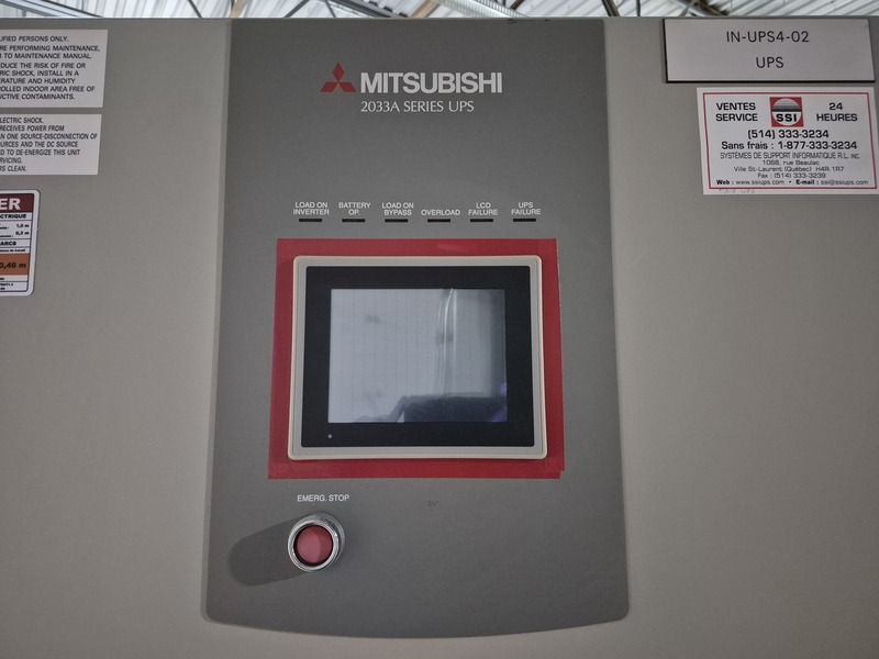 75.0 KVA Mitsubishi Electric Corp. #UP2033A-D753SU-2, Uninterruptible Power Supply, 208 Volt, 3PH, (2 - Image 10