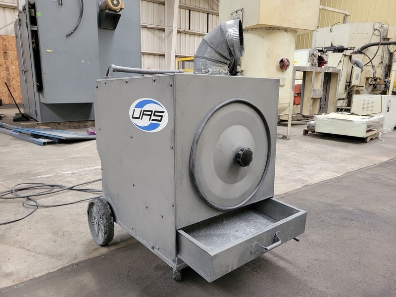 750 cfm UAS #VP-0750, Portable Cartridge Dust Collector, 141 ft filter area, 3 HP, 600 Volts, 3PH - Image 4