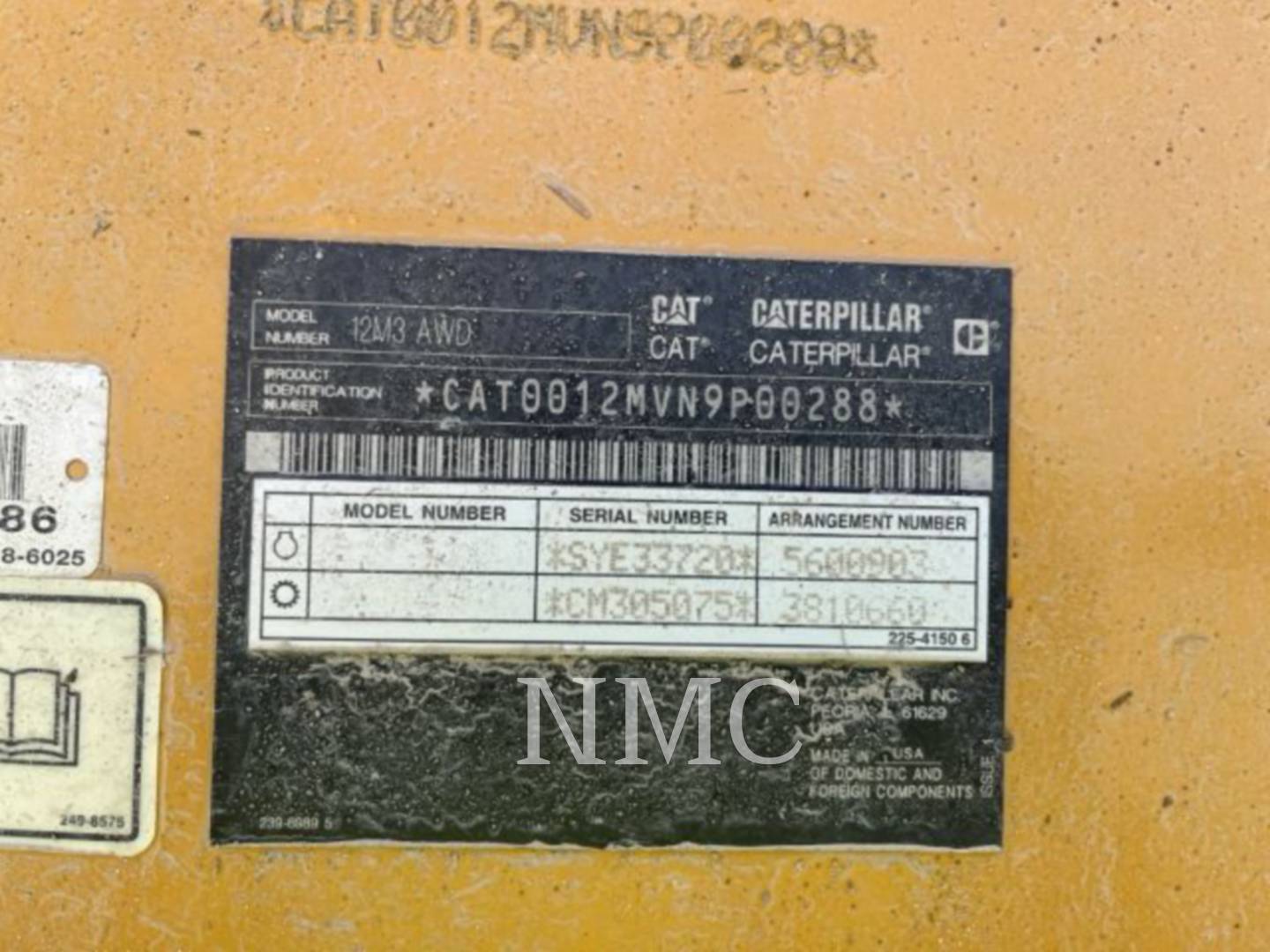 Caterpillar 12M3AWD, Motor Grader, 6972 hours, S/N: N9P00288, 2019 - Image 6