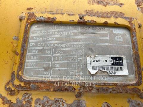 Caterpillar BKHEXPCB36, Crawler Excavator, S/N: YUC0243-1, - Image 5