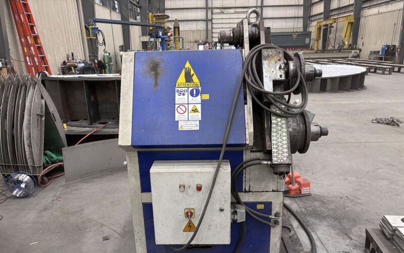 4" x 4" x 3/8" Bendmak #Pro-100, horizontal/vertical hydraulic angle bending roll, 3-rolls driven - Image 7