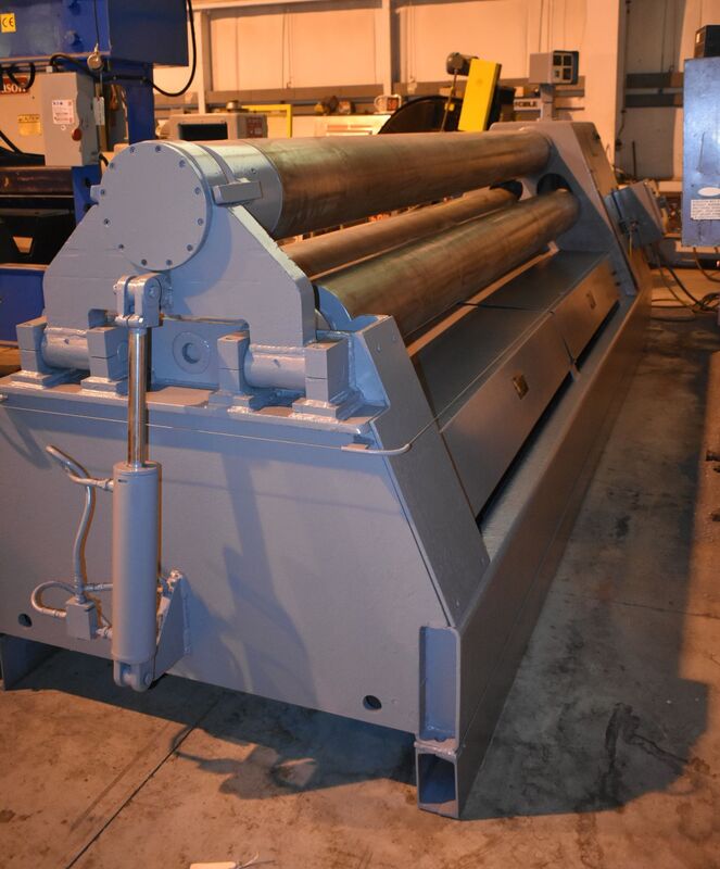 7/16" x 12' WDM #100-11-12, 3-roll hydraulic pinch pyramid plate bending roll, 2-speed reducer - Image 2