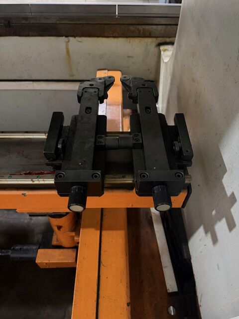 176 Ton, Ermaksan #CNC-SAP-12X176, cnc press brake, 12' overall, 7" stroke, 128" between housing, 20 HP, 4 - Image 10