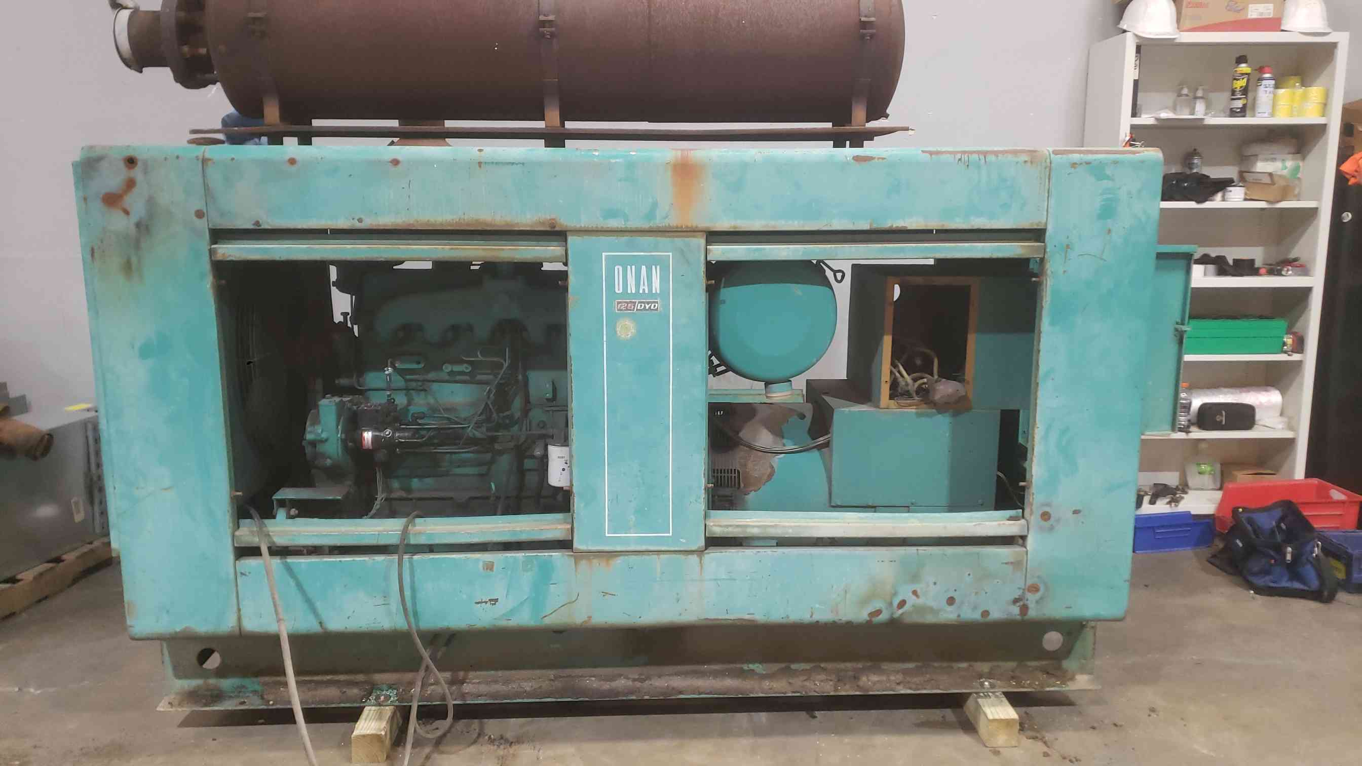 125 KW Onan #125.ODYD-15R/20904H, Diesel Generator, #685-T engine, 1 & 3PH, 819 Hrs - Image 1