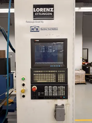 Lorenz #LS-152, 4-Axis CNC Gear Shaper, 6" diameter, 2" stroke, number controls, tailstock - Image 3