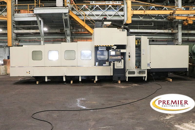 Mighty Viper #Pro-4216AG, CNC double column machining center, Fanuc 0iMF, 165.3" X, 63" Y, 31.5" Z, 6000 RPM - Image 1