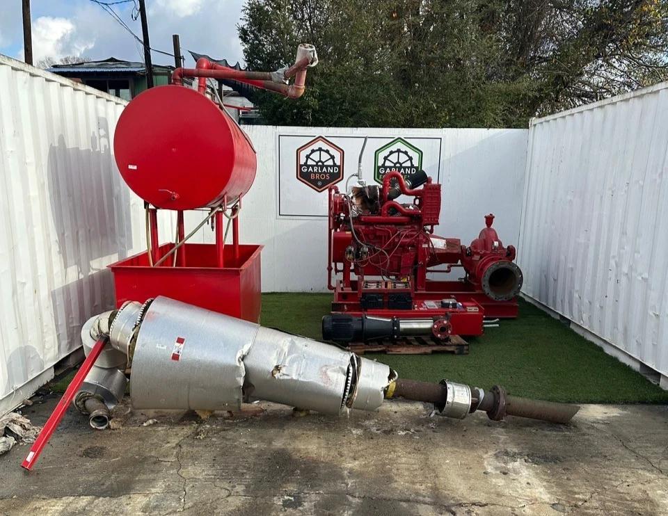 Clarke #JW6HU40, Fire Pump System, 300 BHP @ 2100 RPM, 2500 GPM, 300 psi max. water pressure, 120 Volt - Image 1
