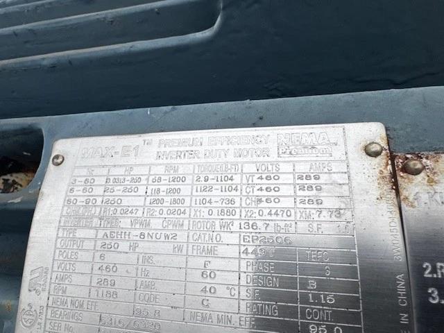 Twin City Fan & Blower #BCS-SW, Crocker-Wheeler Bottom Angular Upblast, 62" outer diameter inlet, 250 HP @ - Image 8