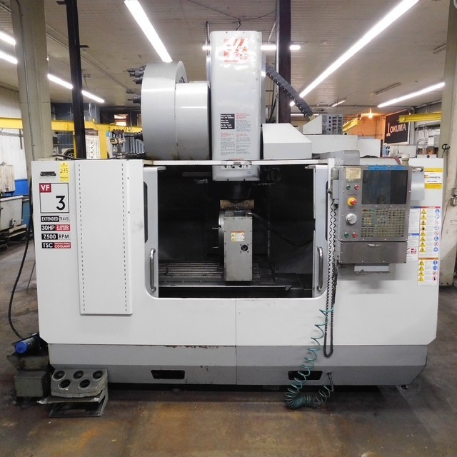 Haas #VF-3YT, CNC Vertical Machining Center, 50" X, 26" Y, 25" Z, 7500 RPM, 24 automatic tool changer, 2007 - Image 1
