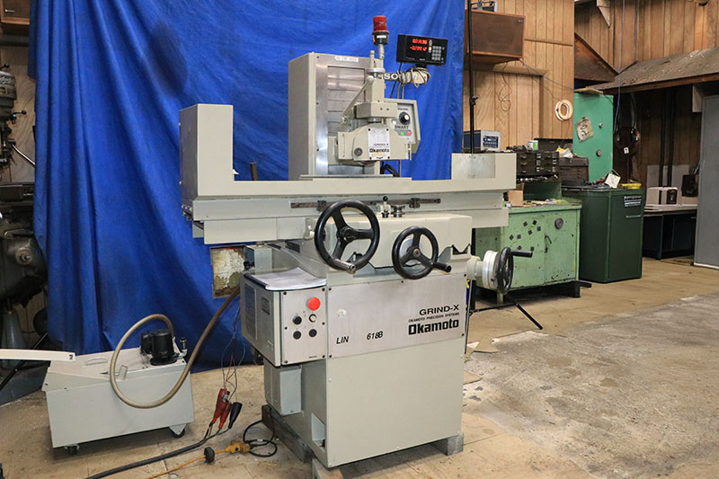 Okamoto #L-618B, Spindl Surface Grinder, 6" x 18" capacity, 2 HP, 3450 RPM, 8" x 11/2" x 1-1/4" wheel - Image 2