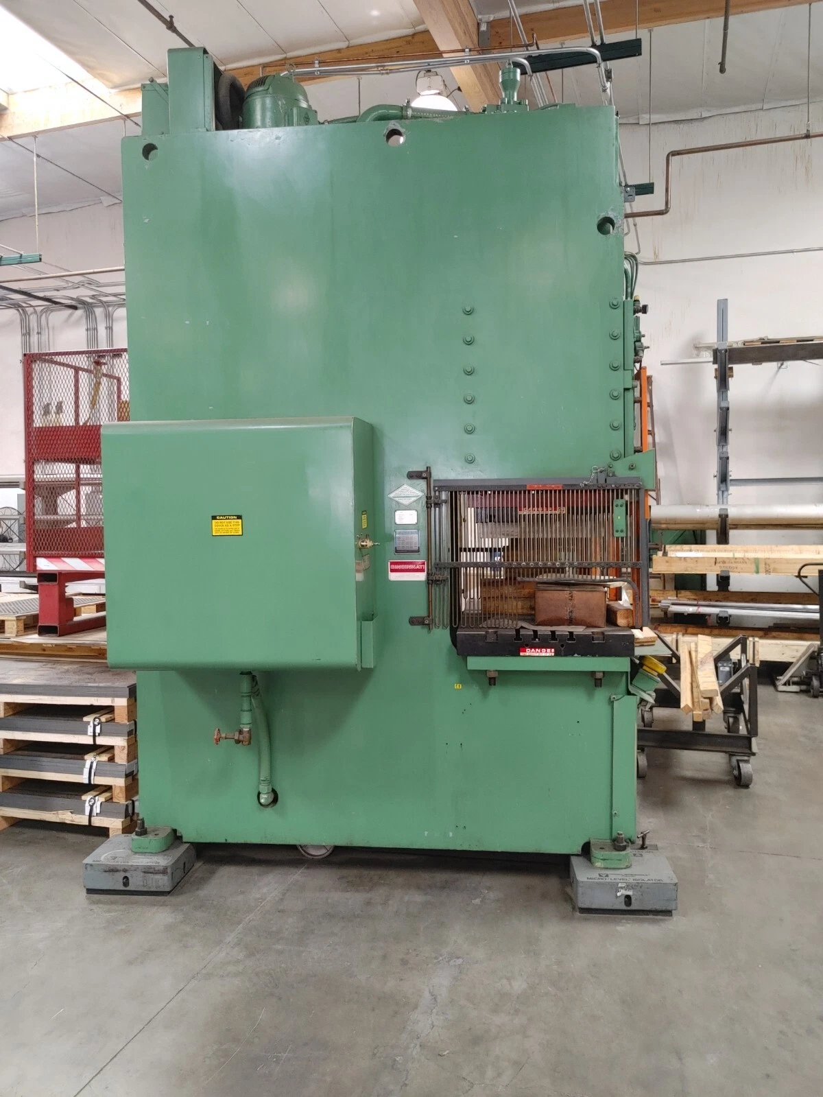 175 Ton, Cincinnati #OBS175, hydraulic gap frame press, 10" stroke, 22" daylight, 50" x 30" bed, 4.2 FPM, 25 - Image 3