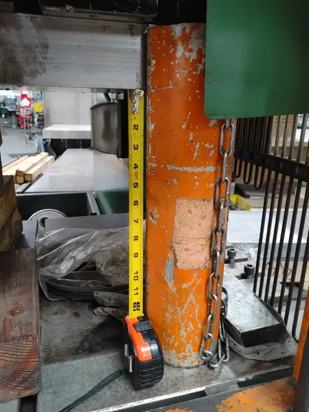 175 Ton, Cincinnati #OBS175, hydraulic gap frame press, 10" stroke, 22" daylight, 50" x 30" bed, 4.2 FPM, 25 - Image 4