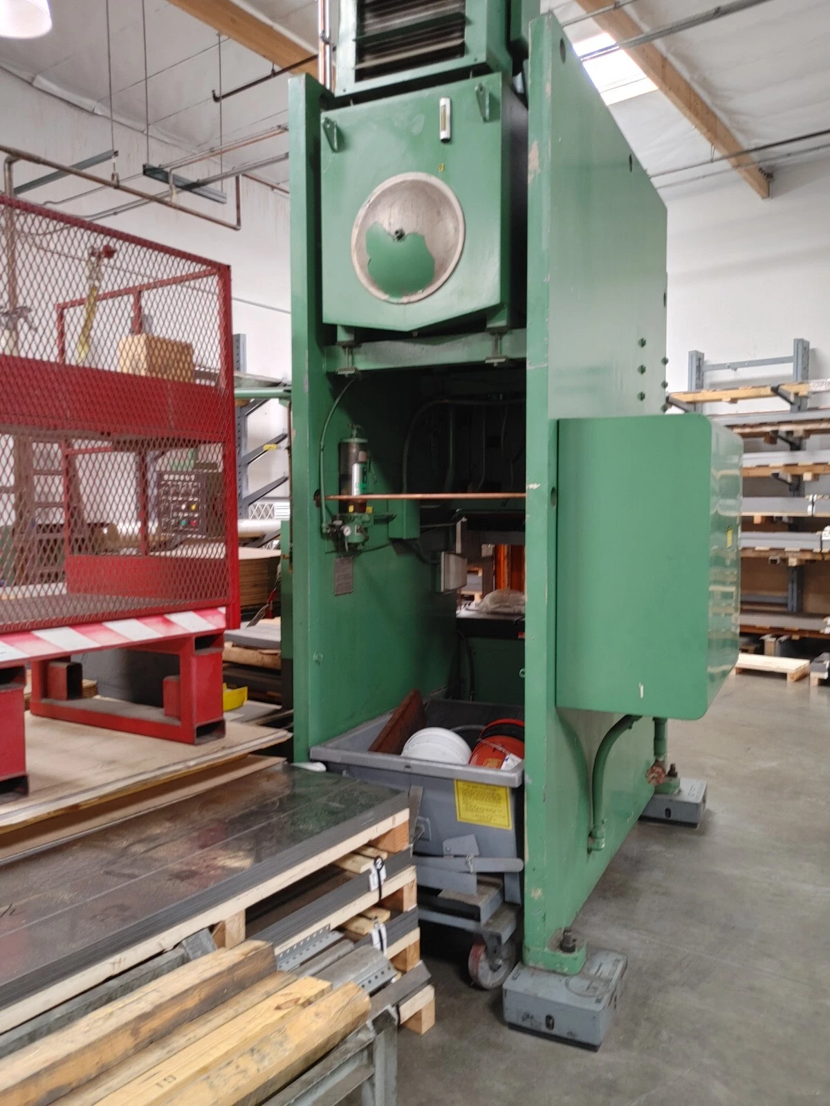 175 Ton, Cincinnati #OBS175, hydraulic gap frame press, 10" stroke, 22" daylight, 50" x 30" bed, 4.2 FPM, 25 - Image 7