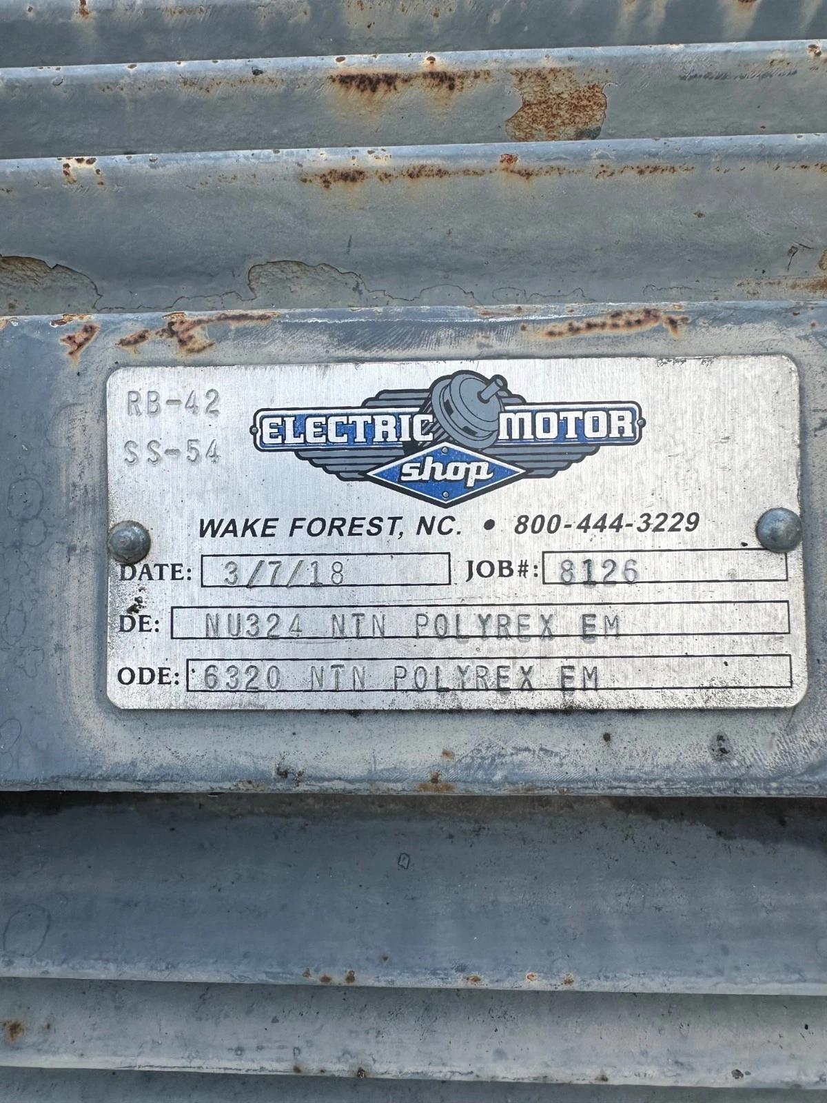 350 HP 1185 RPM Teco Westinghouse #AEHGTK, Industrial Motor, Frame 5011C, 4160 Volts - Image 8