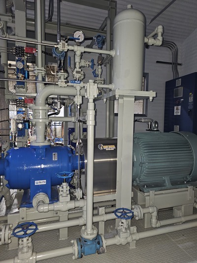 200 HP Ro-Flo #SD8DE, Rotary Vane Compressor System/Vapor Recovery Unit, 200 HP @ 1785 RPM TECO-Westinghouse - Image 4