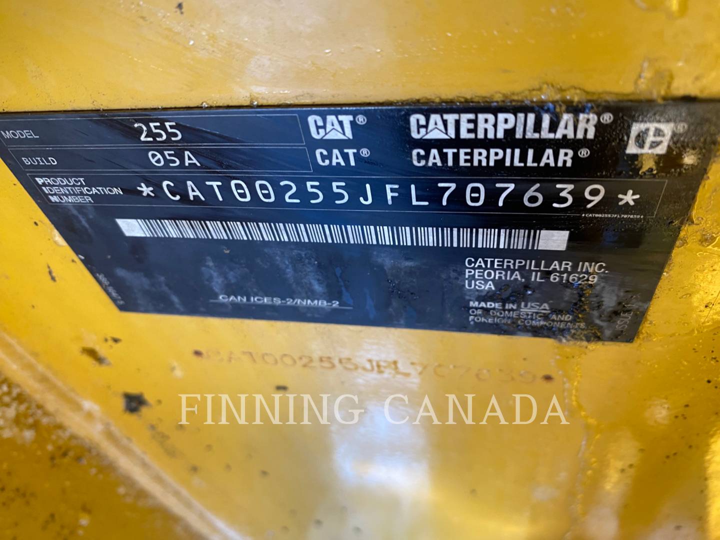 Caterpillar 255-05, Track Loader, 615 hours, S/N: FL707639, 2025 - Image 6